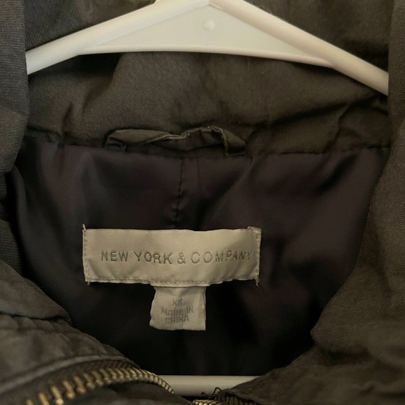 Gray utility zip up jacket - Picture 4 of 6